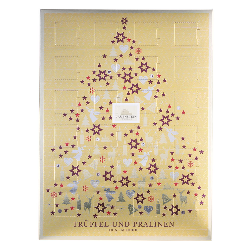 Adventskalender "Weihnachtsbaum" von Confiserie Burg Lauenstein GmbH