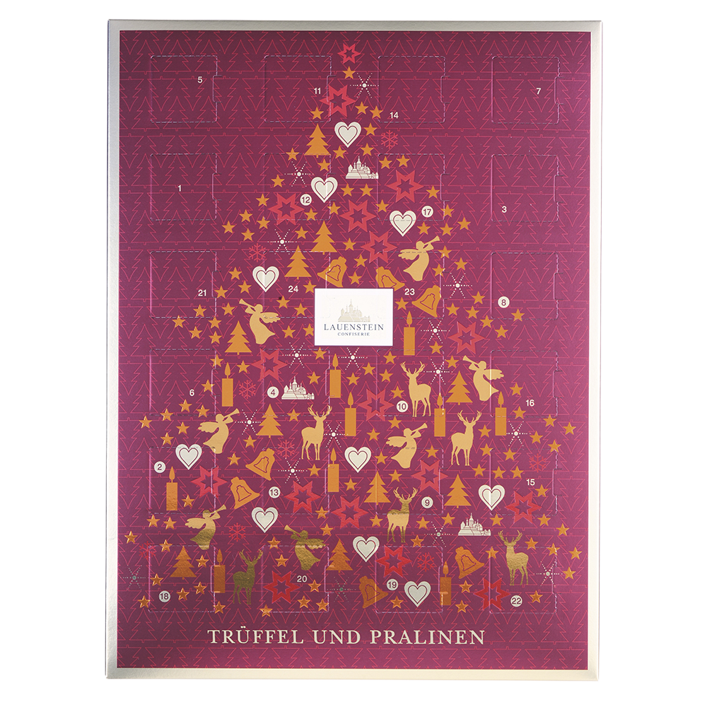 Adventskalender "Weihnachtsbaum" von Confiserie Burg Lauenstein GmbH