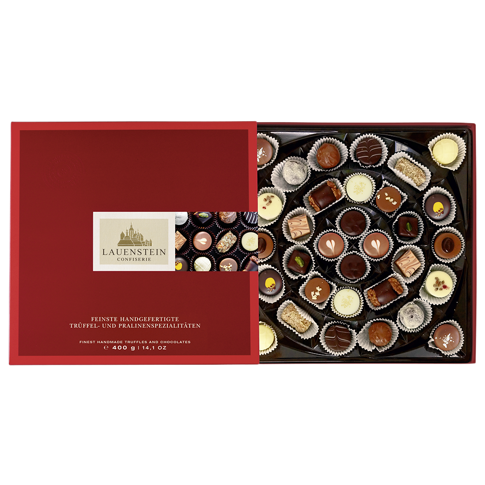 Trüffel- und Pralinen-Auslese Trüffel- und Pralinen-Auslese von Confiserie Burg Lauenstein GmbH