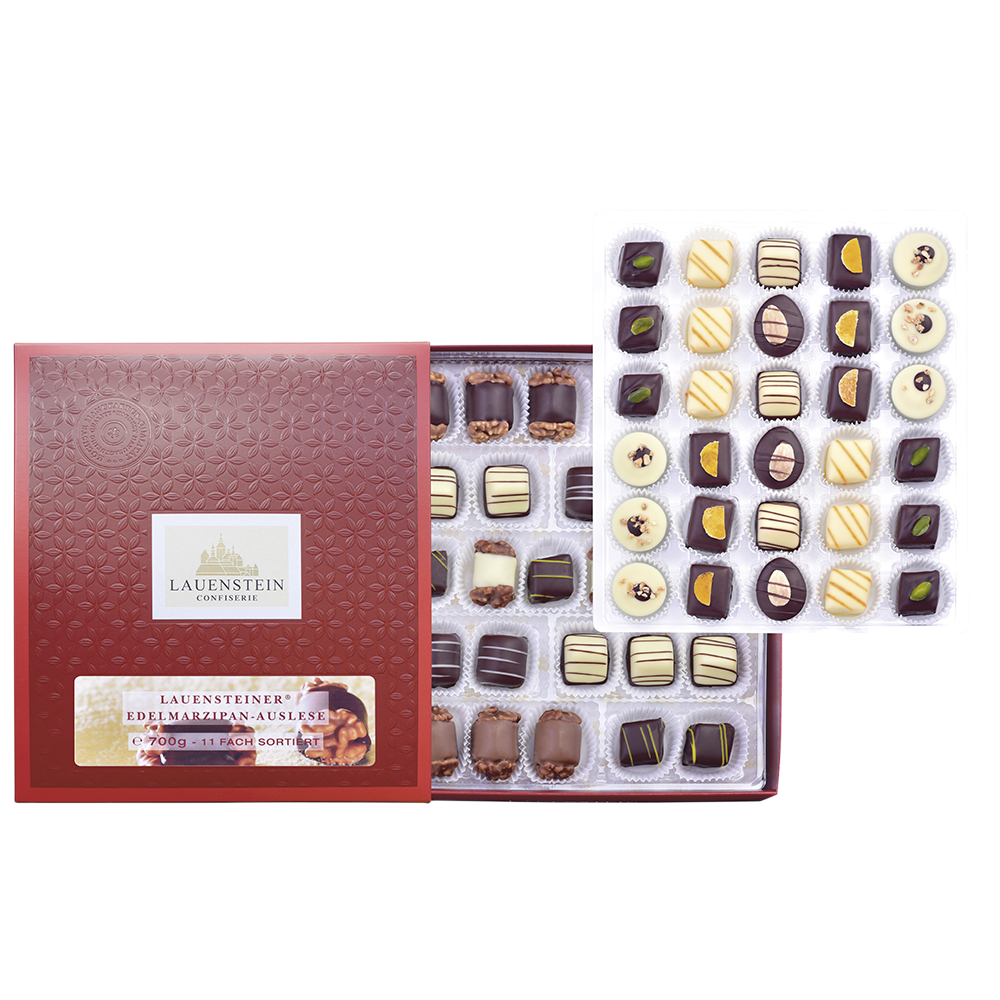 Edelmarzipan-Spezialitäten Edelmarzipan-Spezialitäten von Confiserie Burg Lauenstein GmbH