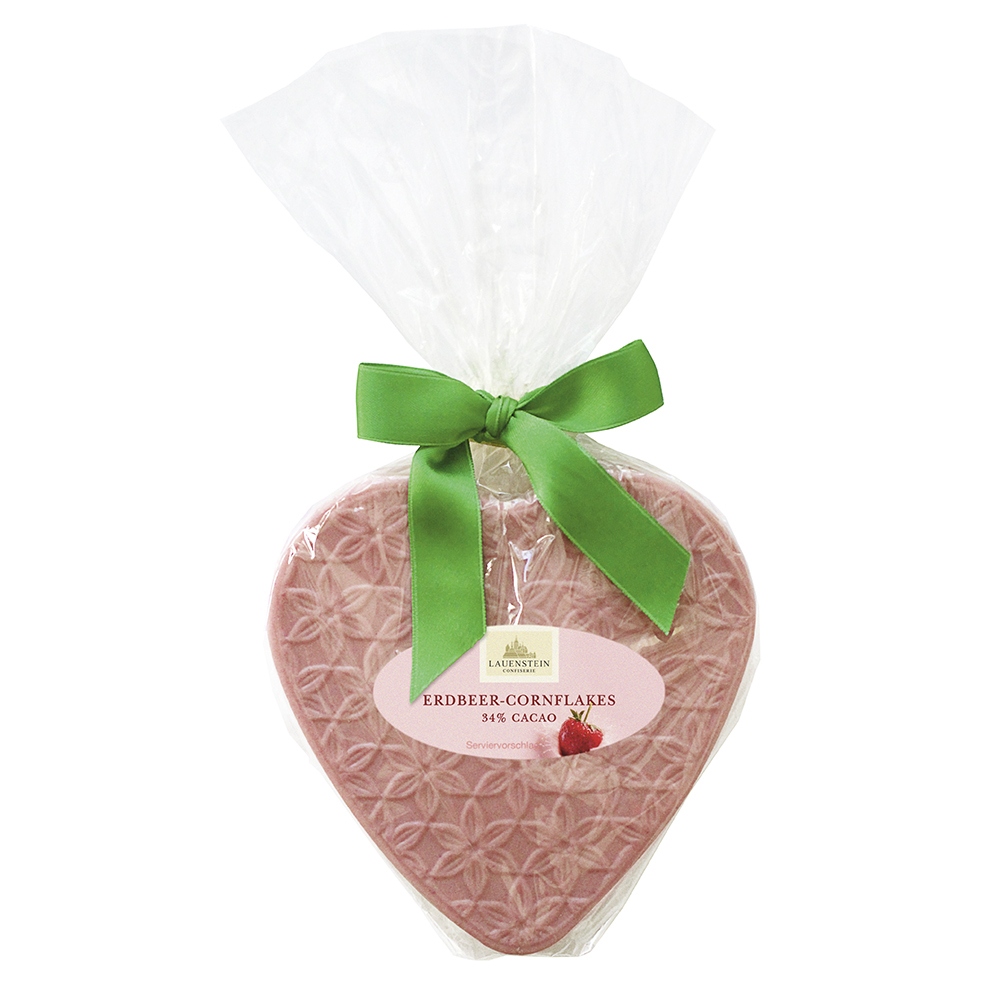 Erdbeer-Cornflakes-Herz Erdbeer-Cornflakes-Herz von Confiserie Burg Lauenstein GmbH