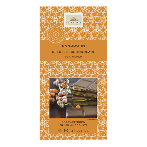 Gefüllte Schokolade Sanddorn von Confiserie Burg Lauenstein GmbH