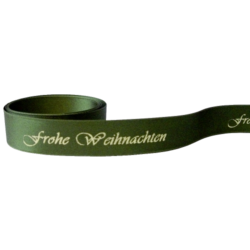 Schleifenband "Frohe Weihnachten" Schleifenband "Frohe Weihnachten" von Confiserie Burg Lauenstein GmbH