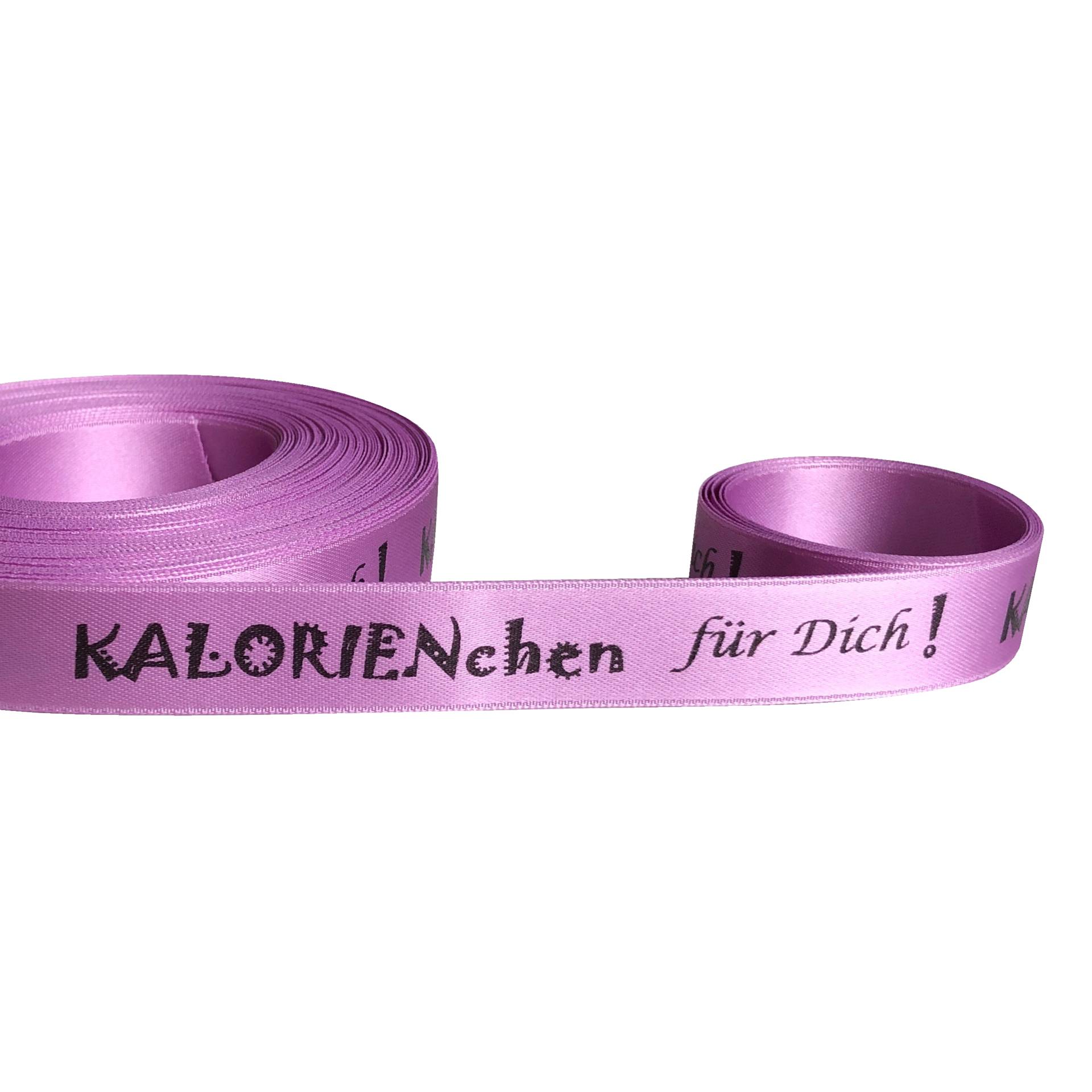 Schleifenband "Kalorienchen" von Confiserie Burg Lauenstein GmbH