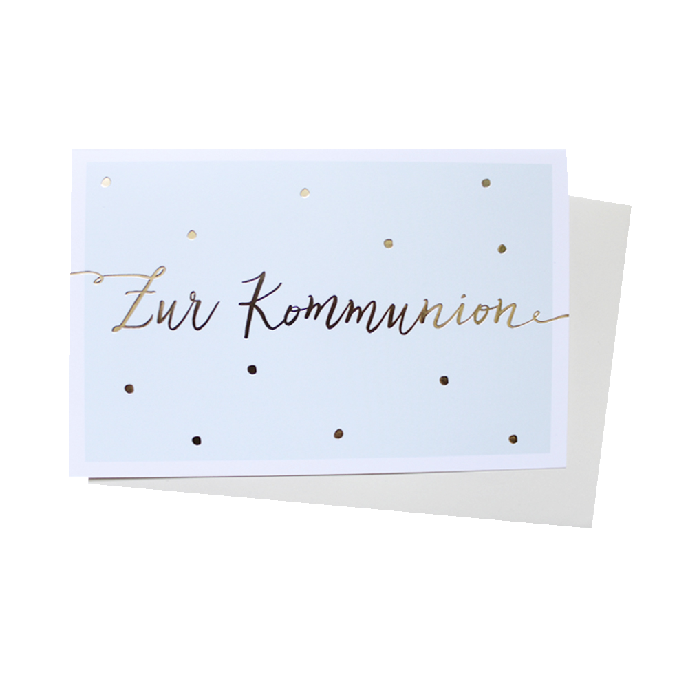 Grußkarte - Zur Kommunion von Confiserie Burg Lauenstein GmbH