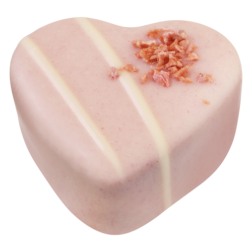 Herzpraline Erdbeer-Quark Herzpraline Erdbeer-Quark von Confiserie Burg Lauenstein GmbH