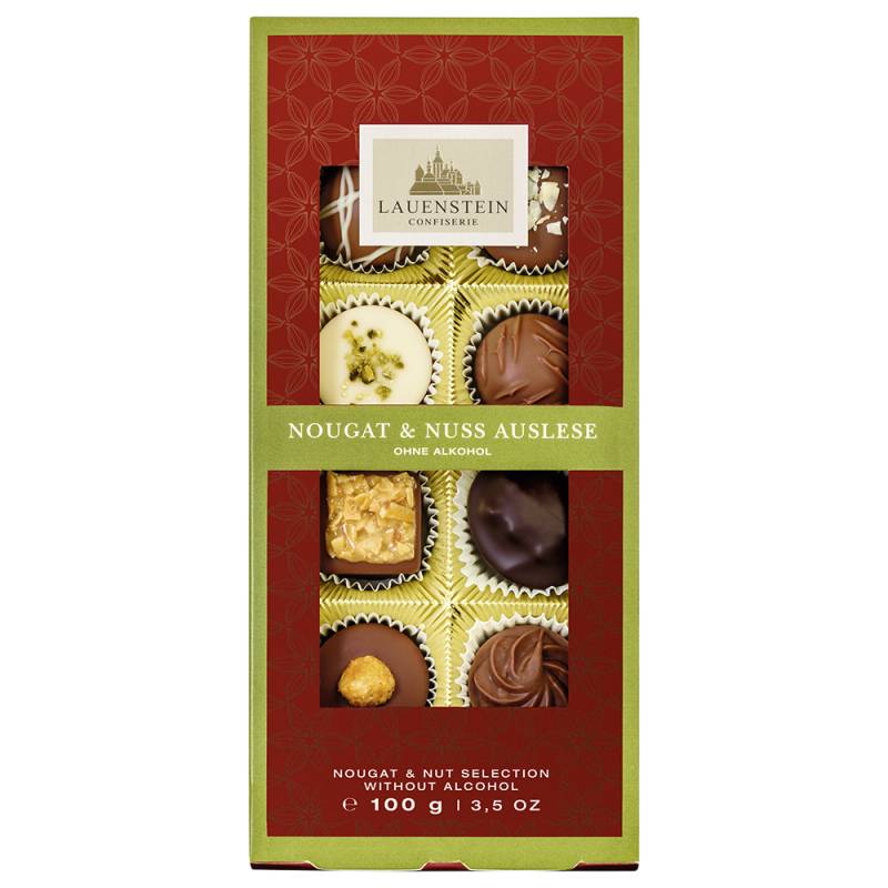 Klarsichtpräsent Nougat & Nuss Auslese von Confiserie Burg Lauenstein GmbH