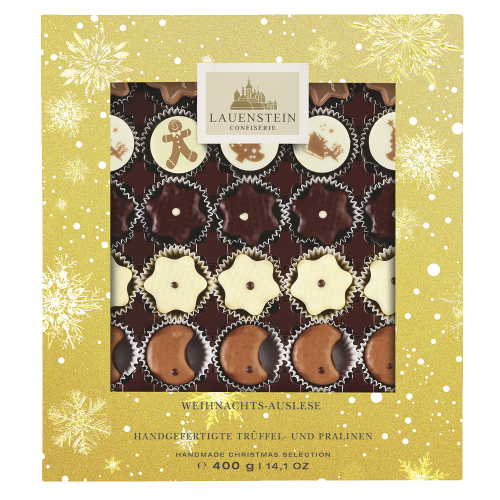Klarsichtpräsent "Weihnachts-Auslese" Klarsichtpräsent "Weihnachts-Auslese" von Confiserie Burg Lauenstein GmbH