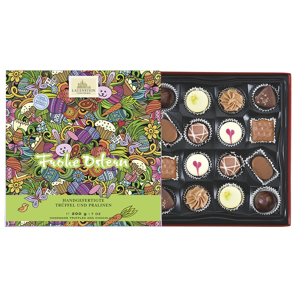 Osterpräsent Trüffel und Pralinen Osterpräsent Trüffel und Pralinen von Confiserie Burg Lauenstein GmbH