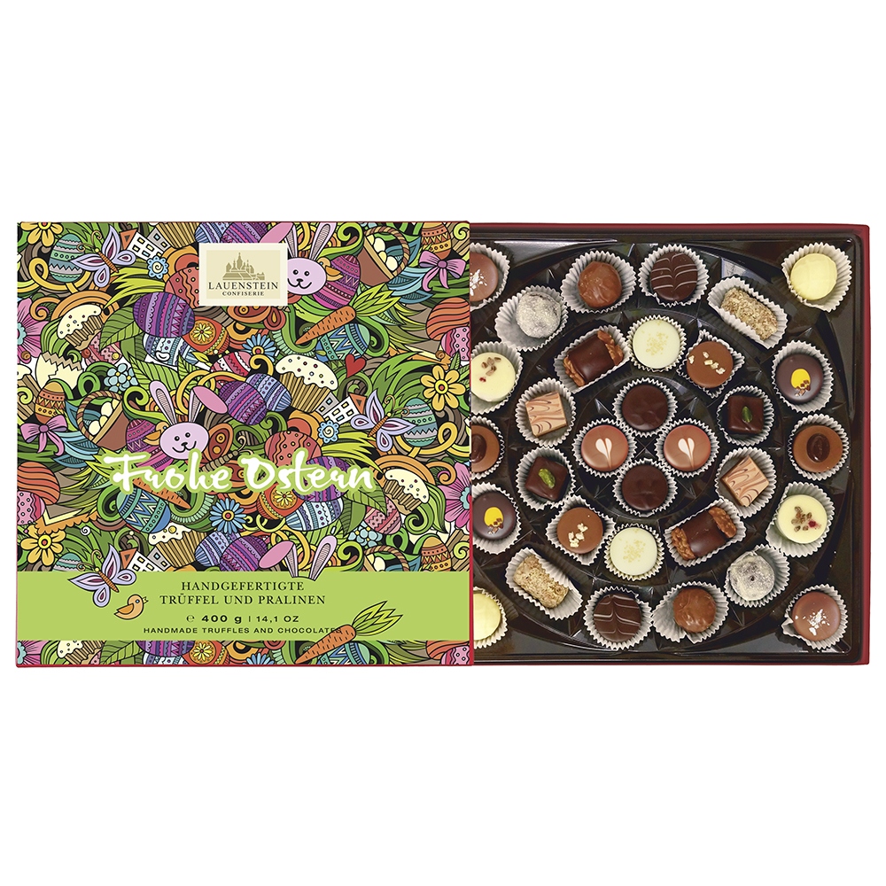 Osterpräsent Trüffel und Pralinen Osterpräsent Trüffel und Pralinen von Confiserie Burg Lauenstein GmbH