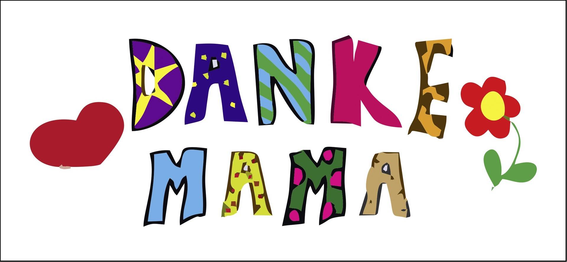 Postkarte - Danke Mama Postkarte - Danke Mama von Confiserie Burg Lauenstein GmbH