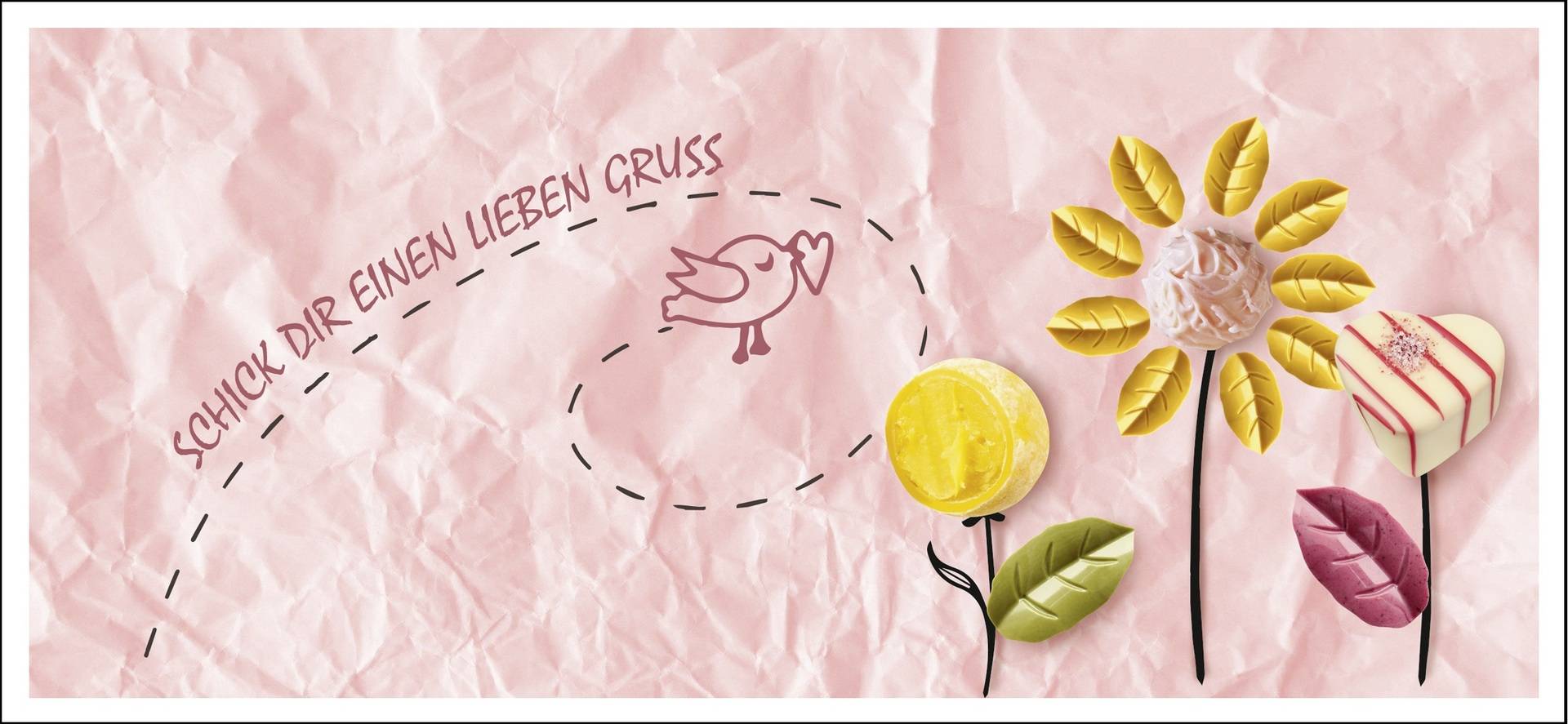 Postkarte - Lieber Gruß Postkarte - Lieber Gruß von Confiserie Burg Lauenstein GmbH