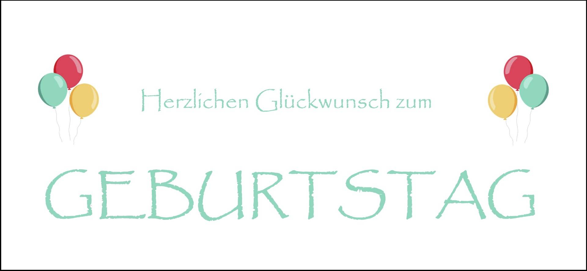 Postkarte - Zum Geburtstag von Confiserie Burg Lauenstein GmbH