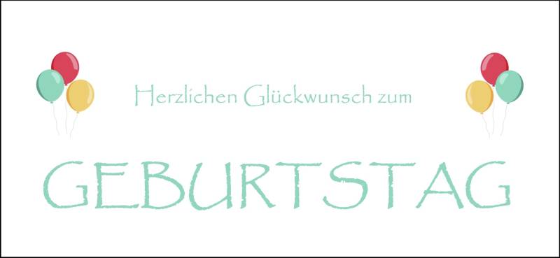 Postkarte - Zum Geburtstag von Confiserie Burg Lauenstein GmbH
