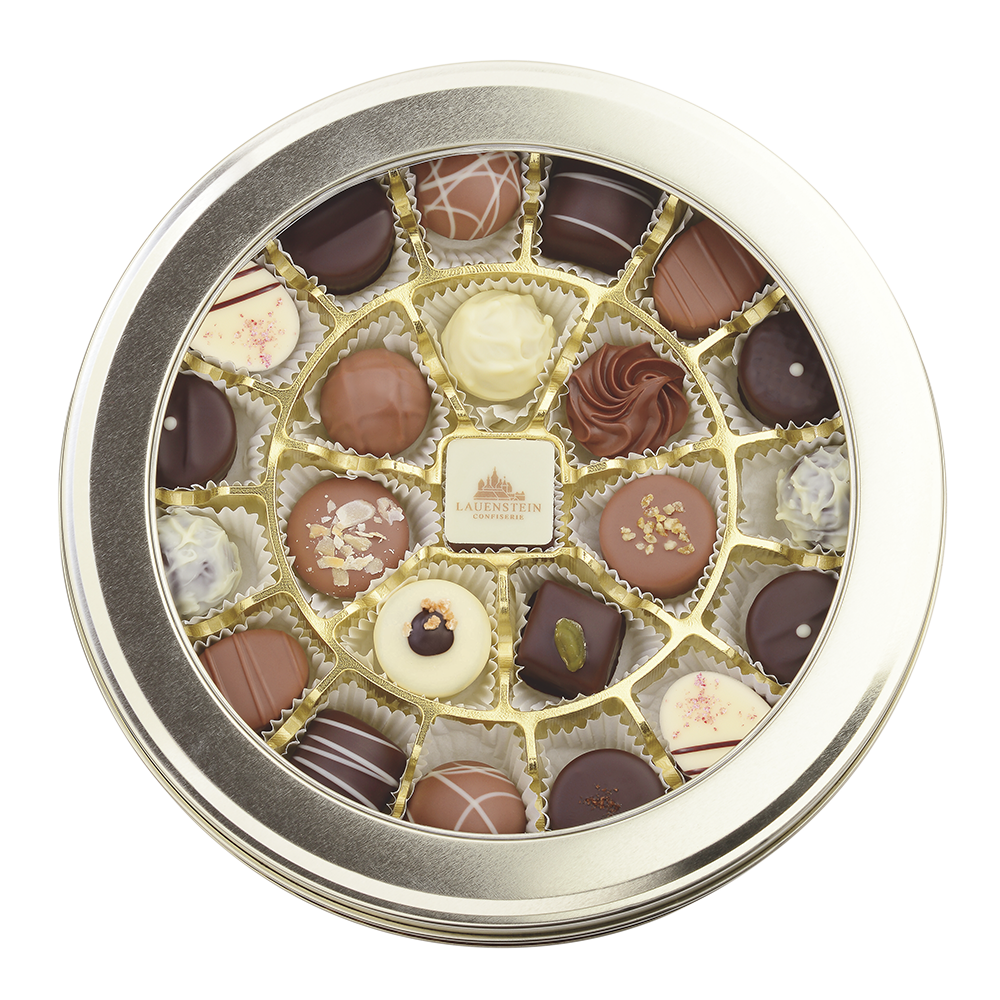 Runddose Trüffel und Pralinen Runddose Trüffel und Pralinen von Confiserie Burg Lauenstein GmbH
