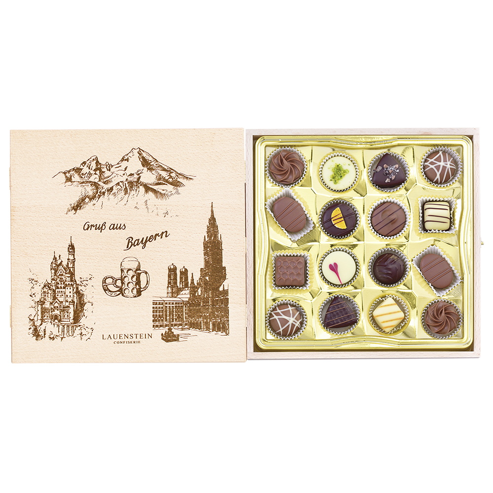 Schatzkästchen "Gruß aus Bayern" Schatzkästchen "Gruß aus Bayern" von Confiserie Burg Lauenstein GmbH