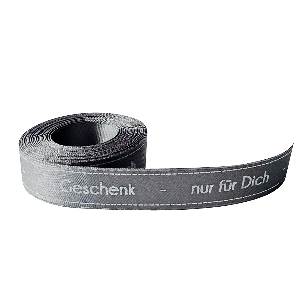 Schleifenband "Geschenk - nur für Dich" Schleifenband "Geschenk - nur für Dich" von Confiserie Burg Lauenstein GmbH