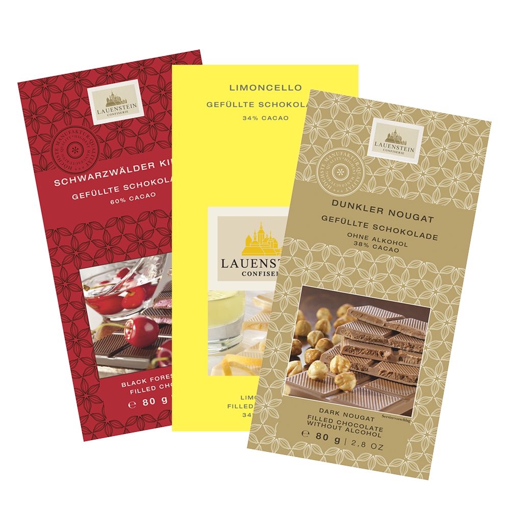 Schokoladen-Set Schokoladen-Set von Confiserie Burg Lauenstein GmbH
