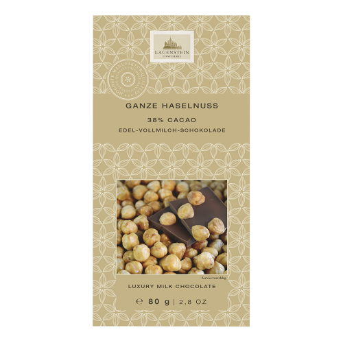 Tafelschokolade Ganze Haselnuss Tafelschokolade Ganze Haselnuss von Confiserie Burg Lauenstein GmbH