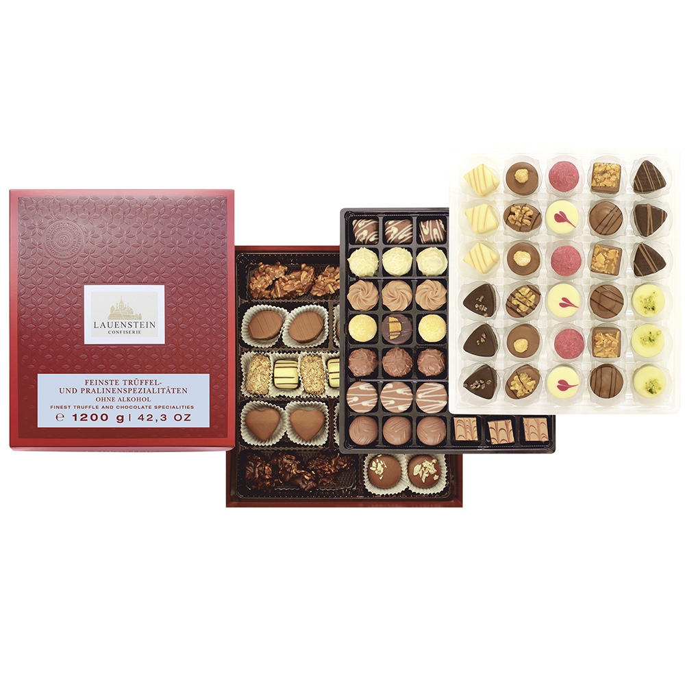 Trüffel- und Pralinen-Spezialitäten Trüffel- und Pralinen-Spezialitäten von Confiserie Burg Lauenstein GmbH