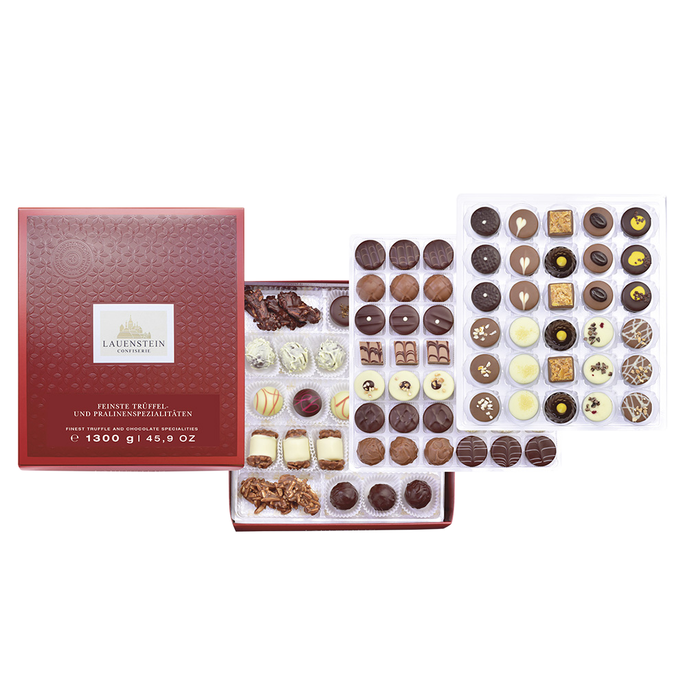 Trüffel- und Pralinen-Spezialitäten Trüffel- und Pralinen-Spezialitäten von Confiserie Burg Lauenstein GmbH