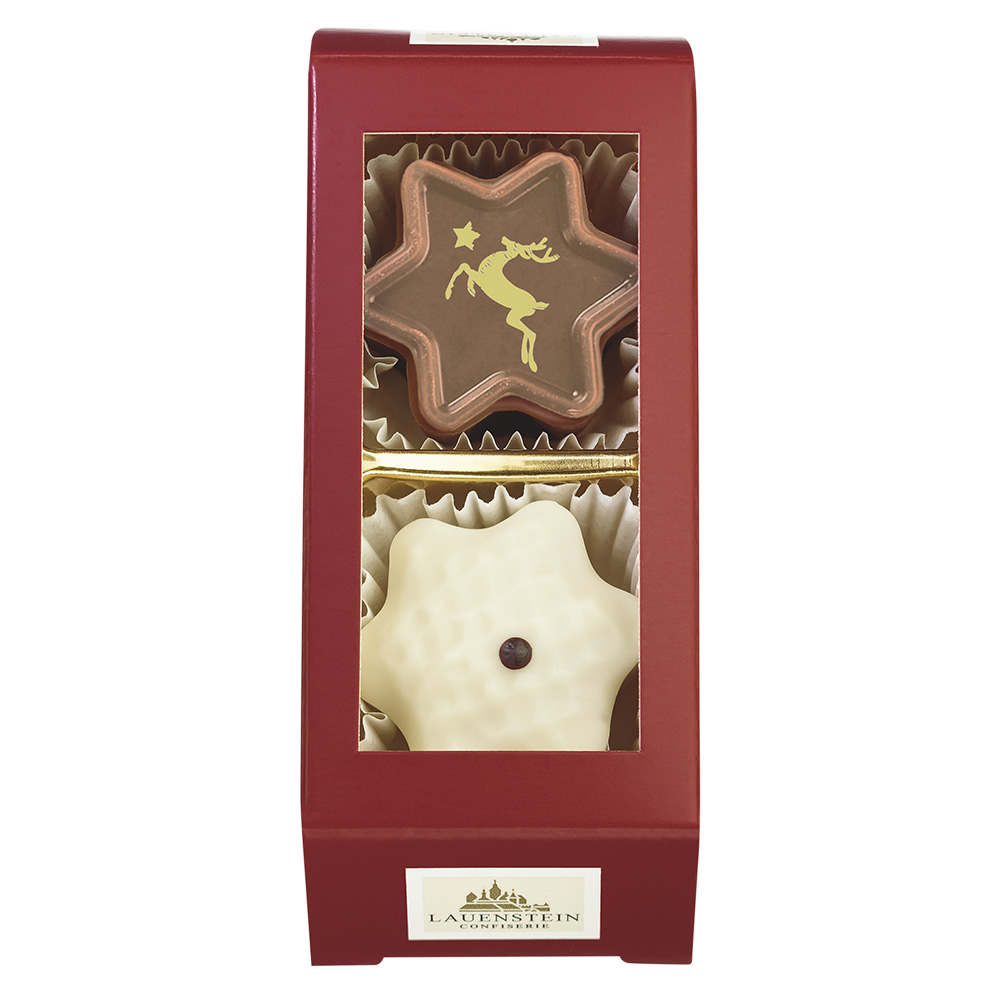Weihnachts-Klarsicht 2er-Minipräsent Weihnachts-Klarsicht 2er-Minipräsent von Confiserie Burg Lauenstein GmbH