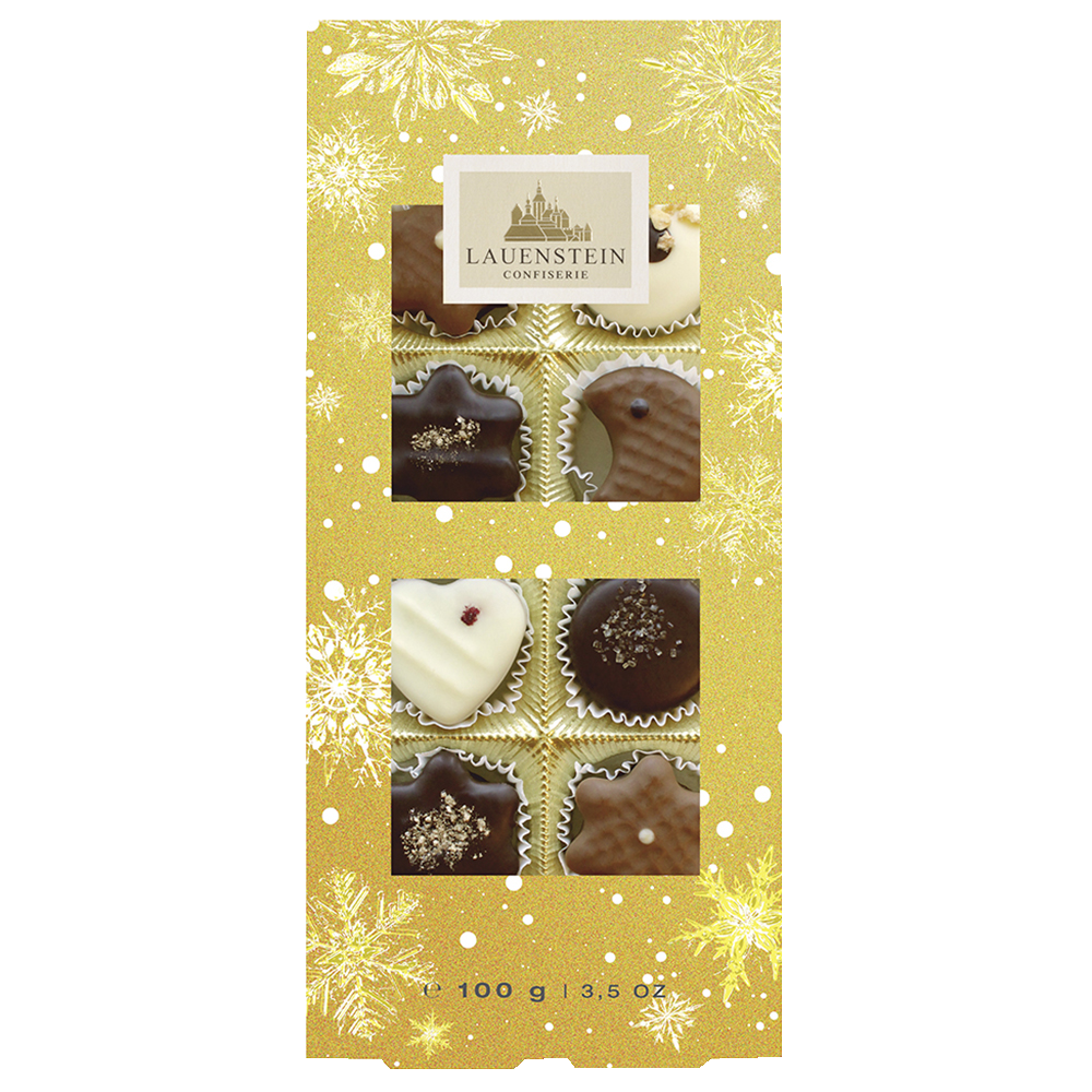 Weihnachts-Klarsichtpräsent "Frohes Fest" Weihnachts-Klarsichtpräsent "Frohes Fest" von Confiserie Burg Lauenstein GmbH