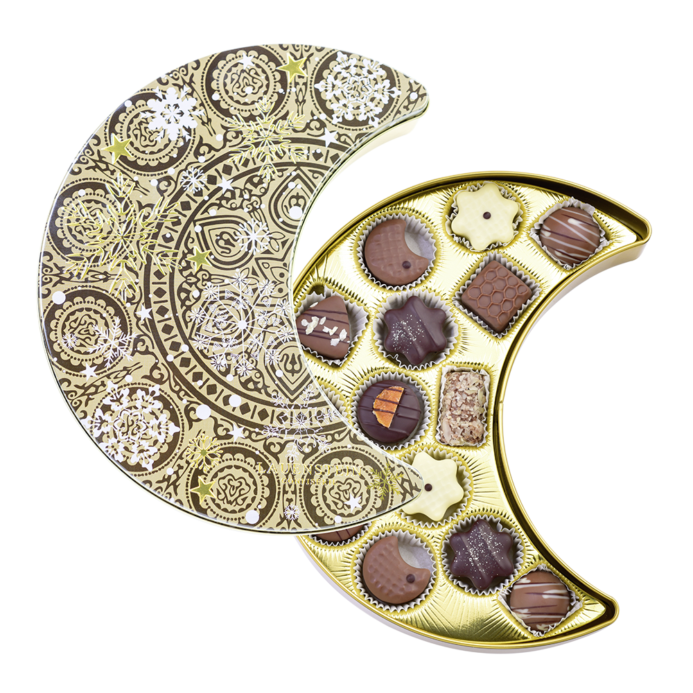 Weihnachtsdose Mond "Schneeflocke" Weihnachtsdose Mond "Schneeflocke" von Confiserie Burg Lauenstein GmbH