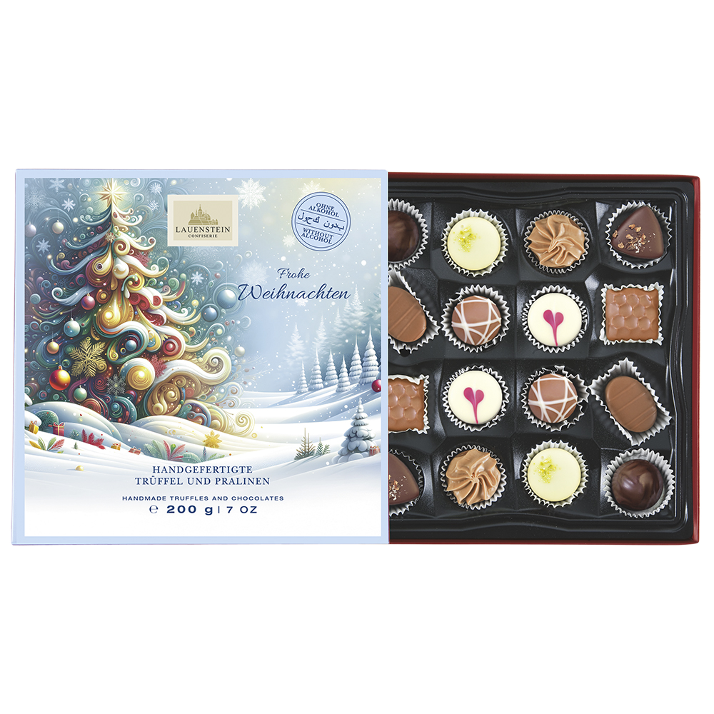 Weihnachtspräsent Trüffel und Pralinen von Confiserie Burg Lauenstein GmbH