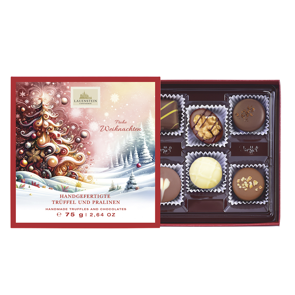 Weihnachtspräsent Trüffel und Pralinen von Confiserie Burg Lauenstein GmbH