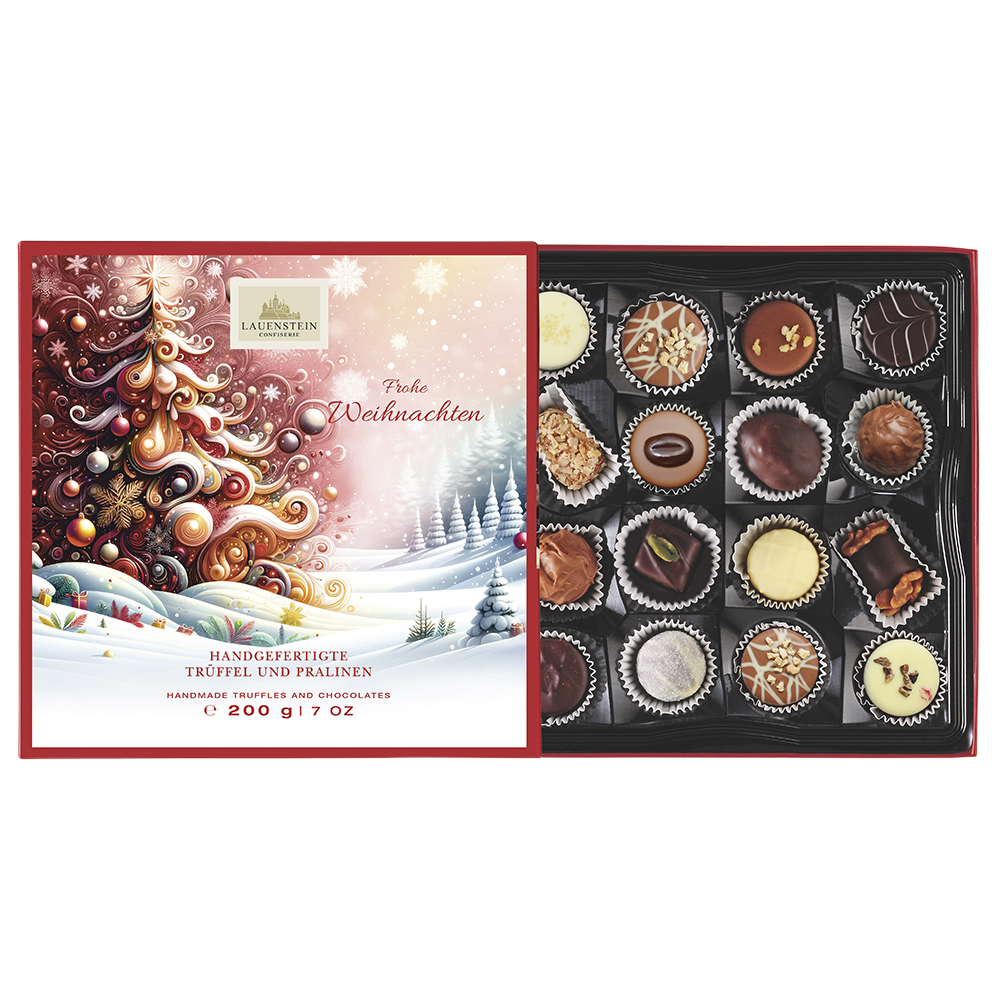 Weihnachtspräsent Trüffel und Pralinen von Confiserie Burg Lauenstein GmbH