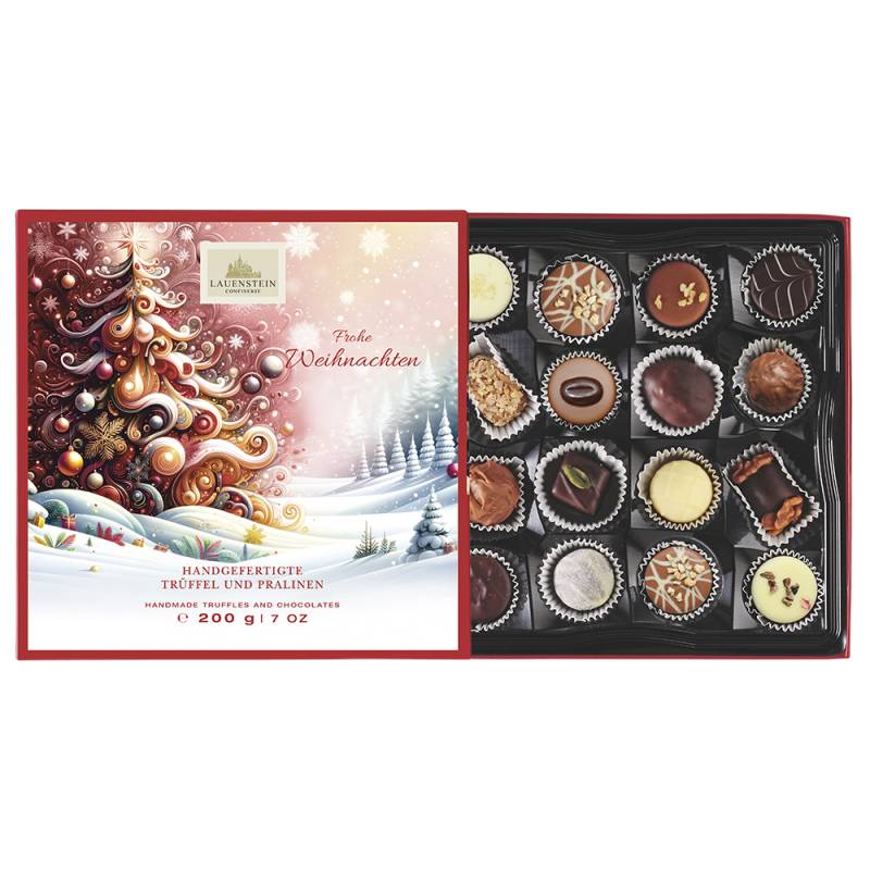 Weihnachtspräsent Trüffel und Pralinen von Confiserie Burg Lauenstein GmbH