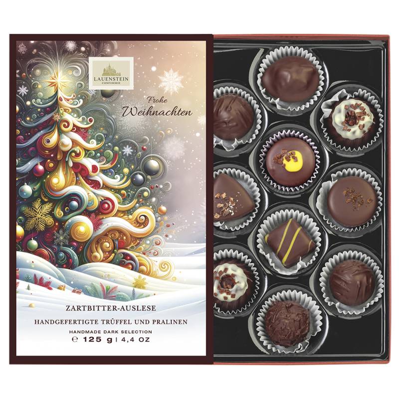 Weihnachtspräsent Zartbitter-Spezialitäten von Confiserie Burg Lauenstein GmbH