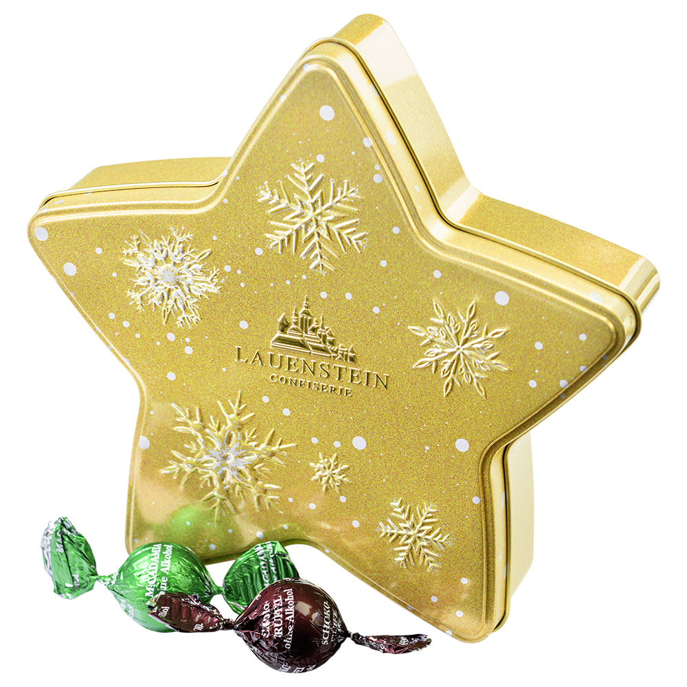 Weihnachtsstern-Dose Weihnachtsstern-Dose von Confiserie Burg Lauenstein GmbH