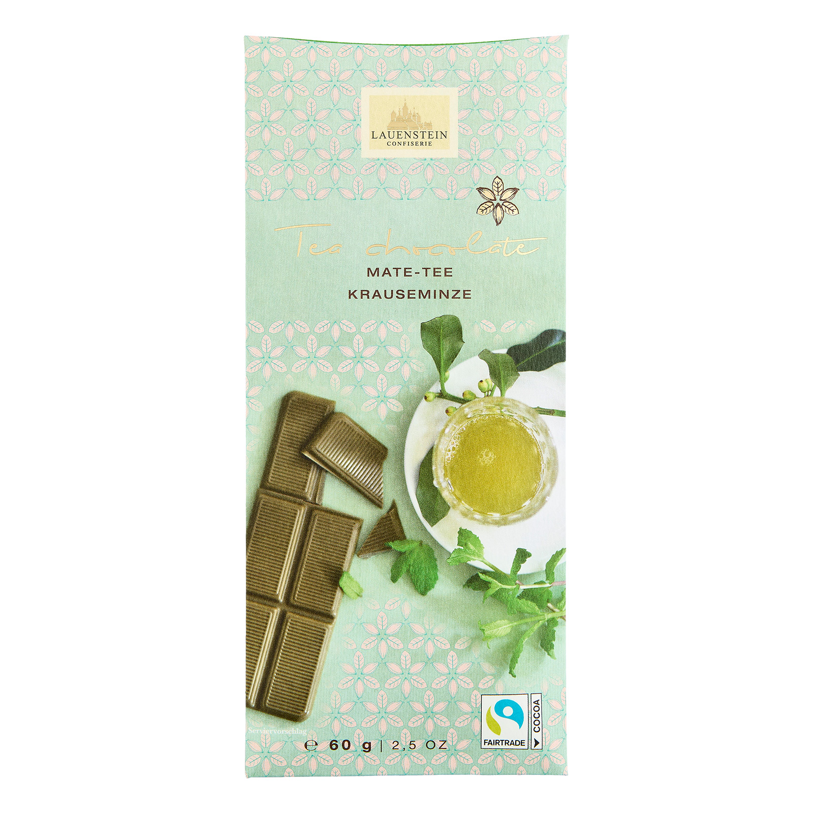 Lauenstein Teeschokolade Mate Krauseminze Lauenstein Teeschokolade Mate Krauseminze von Confiserie Burg Lauenstein