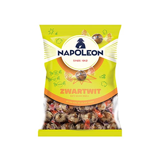 Napoleon Bonbons | Schwarz Und Weiß | Bonbon Napoleon | Napoleon Frucht Bonbons | 12 Pack | 1800 Gram Total von Napoleon