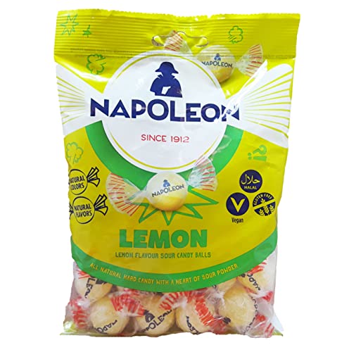 Napoleon Zitrone 130g | Vegan | Halal | Glutenfrei von Confiserie Napoleon
