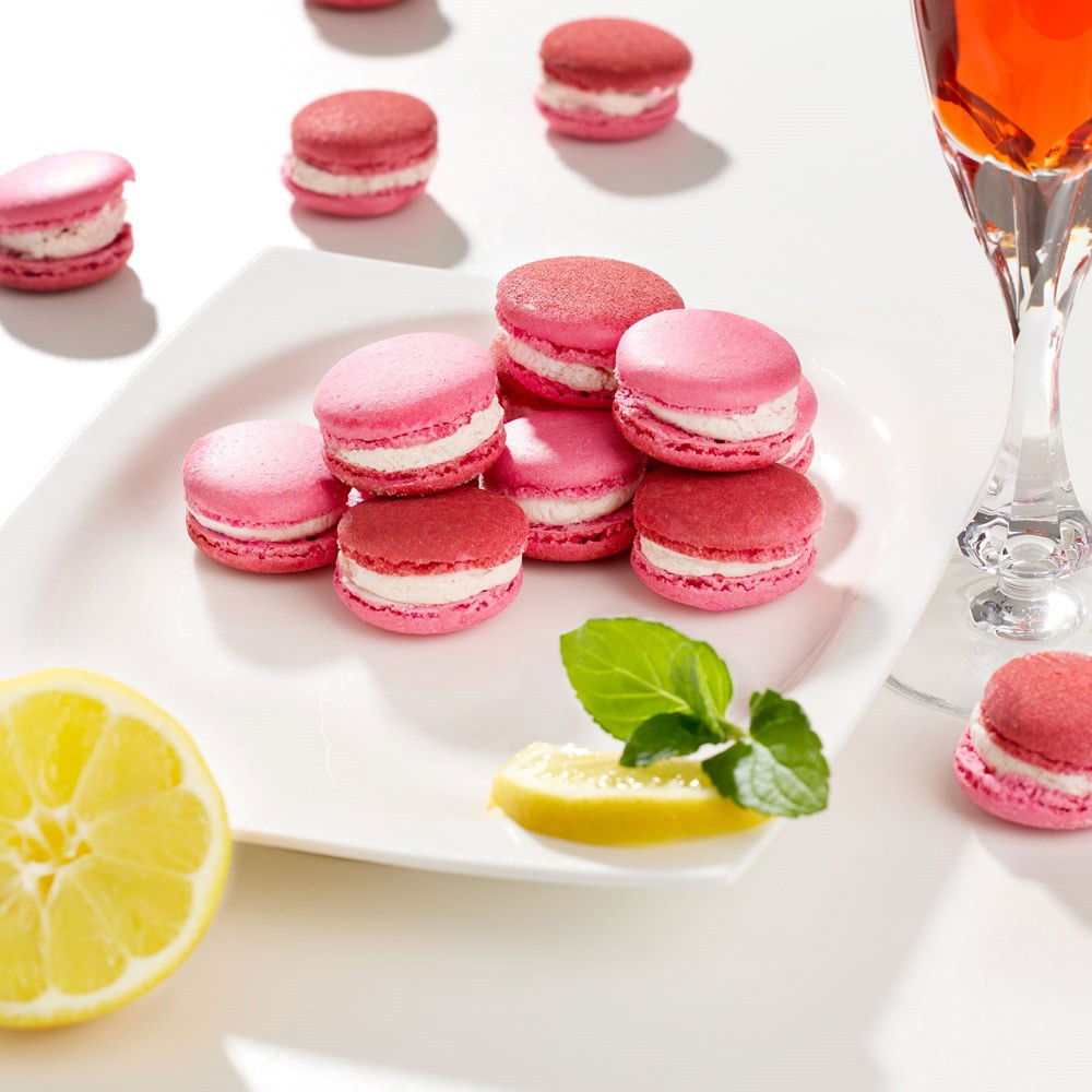 Macarons Glitter-Spritz, 16 Stück Macarons Glitter-Spritz, 16 Stück von Rabbel