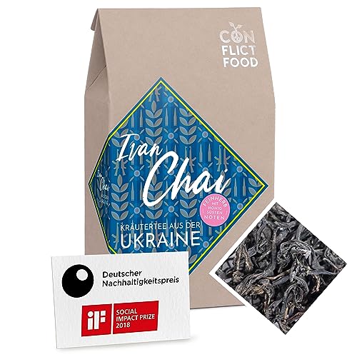 Conflictfood Bio-Ivan-Chai-Tee 50 g | Nachhaltiges Geschenk-Set mit einzigartiger Geschichte | Weidenröschen-Tee unterstützt lokale Produzent*innen in der Ukraine | Geschenk-Idee Teetrinker*innen von Conflictfood