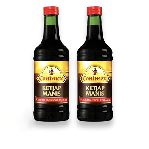 Conimex Ketjap Manis Süße Indonesische Sojasoße 2x 500ml (Gesamtmenge 1.000ml) von Conimex
