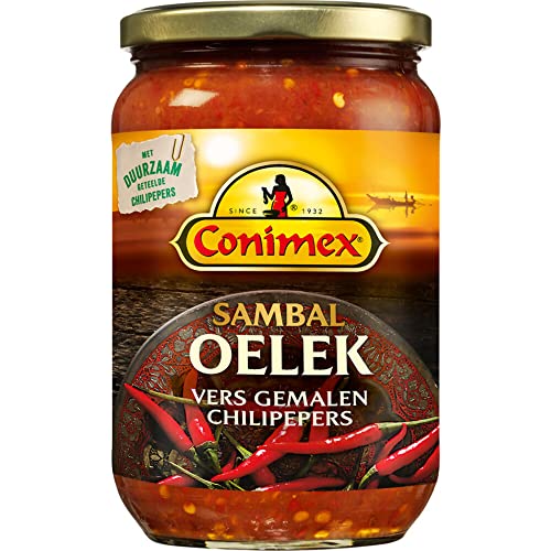 Conimex Sambal Oelek, indonesische Würzsauce aus gemahlenen Chilischoten, 200 g Conimex Sambal Oelek, indonesische Würzsauce aus gemahlenen Chilischoten, 200 g von Conimex