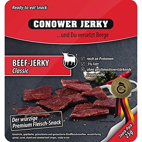 Conower Beef Jerky Classic 15 x 25g von Conower