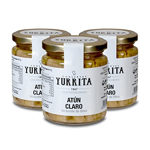 Yurrita, Gelbflossenthunfisch in Olivenöl, aus Spanien, 3x 225 g von Conservas Yurrita