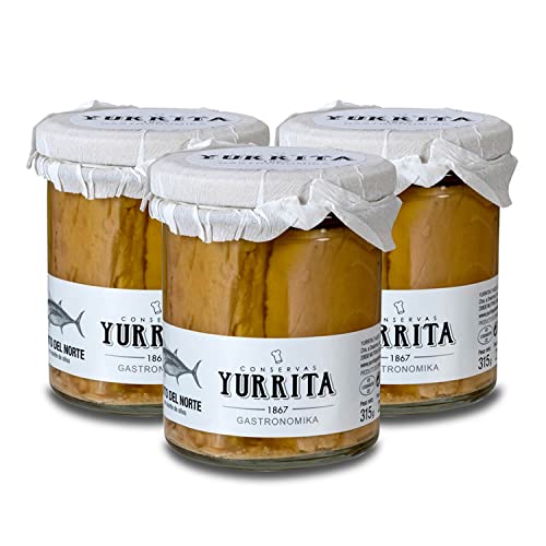 Yurrita Weißer Langflossenthunifisch in Olivenöl, spanische Feinkost, 3x 220 g von Conservas Yurrita