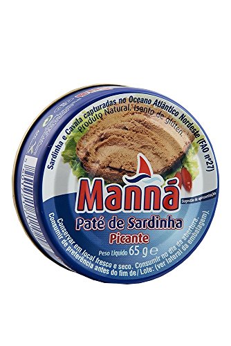 Manná - Paté de Sardinha Picante Scharfe Sardinenpastete aus Portugal (1 x 65g) von Manna