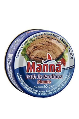 Manná - Paté de Sardinha Picante Scharfe Sardinenpastete aus Portugal (1 x 65g) von Manna