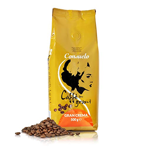Consuelo Italienischer Caffè Gran Crema - ganze Bohnen, 500 g von Consuelo