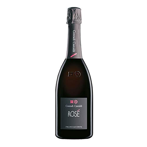 Contadi Castaldi Rosé - Franciacorta di Lombardia DOCG - Chardonnay, Pinot Noir Trauben, Plant Based - 1 Flasche 750 ml Contadi Castaldi Rosé - Franciacorta di Lombardia DOCG - Chardonnay, Pinot Noir Trauben, Plant Based - 1 Flasche 750 ml von Contadi Castaldi
