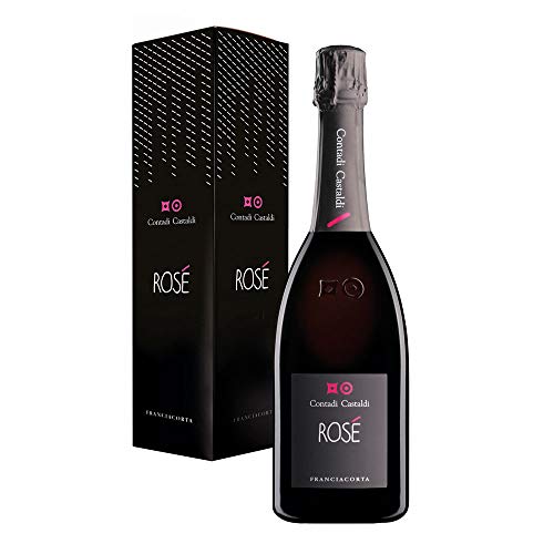 Contadi Castaldi Rosé Non Millesimato, Franciacorta di Lombardia DOCG Astucciato - Uve Chardonnay, Pinot Nero, Plant Based - 1 Flasche 750 ml Contadi Castaldi Rosé Non Millesimato, Franciacorta di Lombardia DOCG Astucciato - Uve Chardonnay, Pinot Nero, Plant Based - 1 Flasche 750 ml von Contadi Castaldi