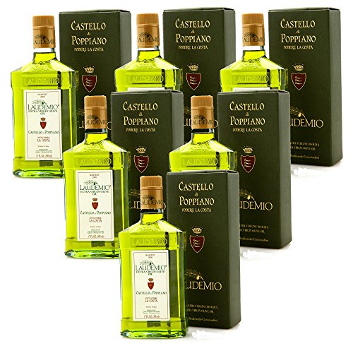 Laudemio Podere La Costa del Conte Ferdinando Guicciardini - Italienisches Olivenöl extra vergine (6 flaschen 50 cl.) von Castello di Poppiano